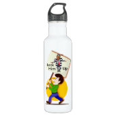 No Kings Water Bottle Edelstahlflasche (Vorderseite)