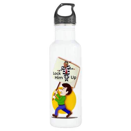 No Kings Water Bottle Edelstahlflasche (Vorderseite)