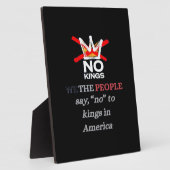No Kings We the People Freedom Classic Style Fotoplatte (Seite)