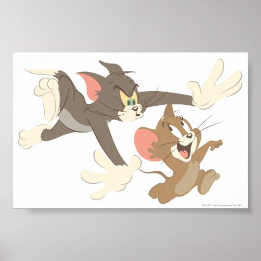 No-Kontur Tom und Jerry Chase Poster (Vorne)