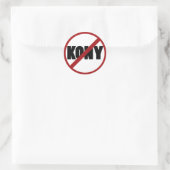 No Kony Stickers (Tasche)