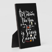 No Kostüm This Year 2021 is Scary Enough Fotoplatte (Seite)