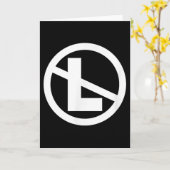 No L Noel Christmas Pun Karte (Gelbe Blume)