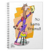 No lama drama notizblock (Vorderseite)