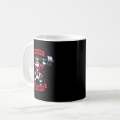 No Lift No Gift Christmas Santa Gym Squat Weightli Kaffeetasse (Vorderseite Links)