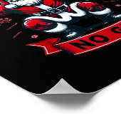 No Lift No Gift Christmas Santa Gym Squat Weightli Poster (Ecke)