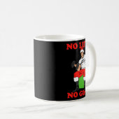 No Lifts No Arnold Schwarzenegger Christma  Kaffeetasse (VorderseiteRechts)