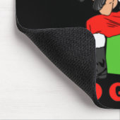 No Lifts No Arnold Schwarzenegger Christma Mousepad (Ecke)