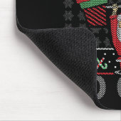No Lifts No Christmas Gym Ugly Santa Mousepad (Ecke)