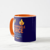 No Limits, Just Hustle | Motivational Combo Mug Tasse (Vorderseite Links)