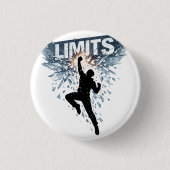 No Limits Motivation Design  Button (Vorderseite)
