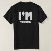 No Limits No Excuses Unisex T-Shirt – Typography (Design Rückseite)