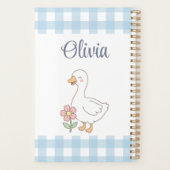 No Longer Explaining Myself Goose Gingham Planner Planer (Rückseite)