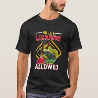 No Lot Lizard Zulässige LKWer Design T-Shirt