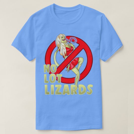 No Lot Lizards Mens Truck Driver T-Shirt (Design vorne)