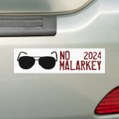 No Malarkey 2024 Autoaufkleber (Auf Auto)