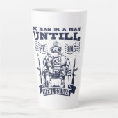 No Man Is A Man Until He Has Been A Soldier Milchtasse (Vorderseite)