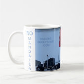 NO MANDATES KAFFEETASSE (Links)