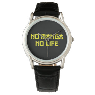 NO MANGA NO LIFE ARMBANDUHR