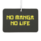 NO MANGA NO LIFE AUTOLUFTERFRISCHER (Rückseite)