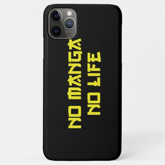 NO MANGA NO LIFE Case-Mate iPhone HÜLLE (Rückseite)