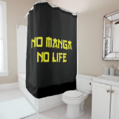 NO MANGA NO LIFE DUSCHVORHANG (Beispiel)
