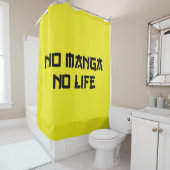 NO MANGA NO LIFE DUSCHVORHANG (Beispiel)