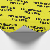 NO MANGA NO LIFE GESCHENKPAPIER (Ecke)