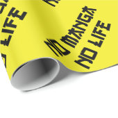 NO MANGA NO LIFE GESCHENKPAPIER (Rolleneckpunkt)