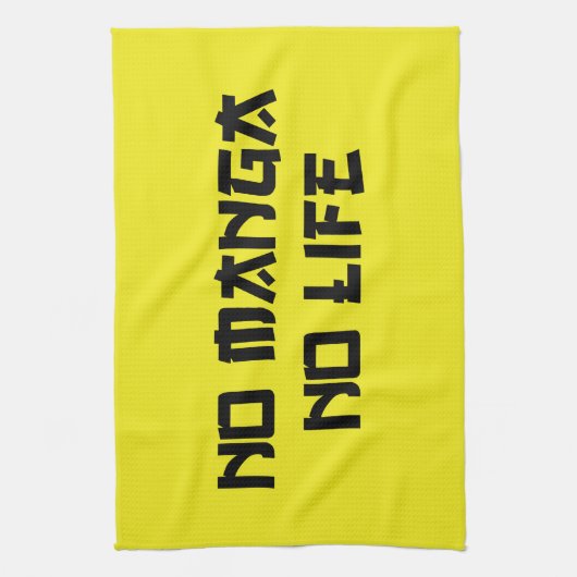 NO MANGA NO LIFE GESCHIRRTUCH (Vertikal)