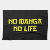 NO MANGA NO LIFE GESCHIRRTUCH (Horizontal)