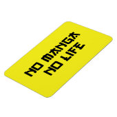 NO MANGA NO LIFE MAGNET (Linke Seite)