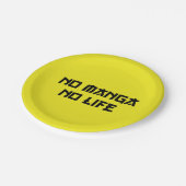 NO MANGA NO LIFE PAPPTELLER (Schrägansicht)