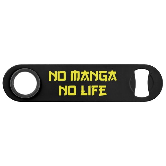 NO MANGA NO LIFE SPEED FLASCHENÖFFNER (Vorderseite (Horizontal))
