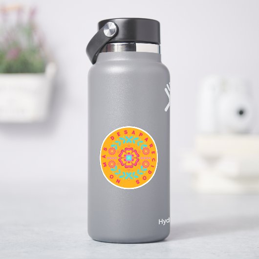 No Más Desaparecidos (flower) Aufkleber (HydroFlask)