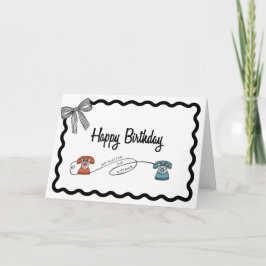 No Matter the Distance Birthday  Karte