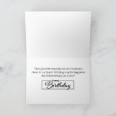 No Matter the Distance Birthday  Karte (Innenseite)