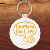 No Mayo No Life Schlüsselanhänger (Vorderseite)