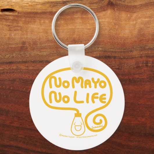 No Mayo No Life Schlüsselanhänger (Vorderseite)