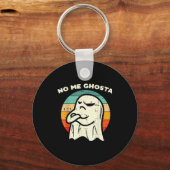 No Me Ghosta Funny Ghost Mexican Halloween Men Wom Schlüsselanhänger (Vorderseite)