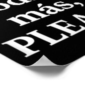 No Me Jodas Más, Please – Sy Spanish Quote  Poster (Ecke)