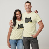 No mood, just meows - grumpy cartoon cat design T-Shirt (Unisex)