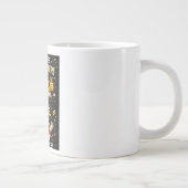 No More Exams Ever Funny Graduation Jumbo-Tasse (Rechts)