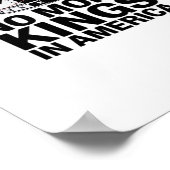 No More Kings In America Poster (Ecke)