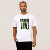 No More Love - White Anti-Romance Aesthetic T-Shirt (Vorne ganz)