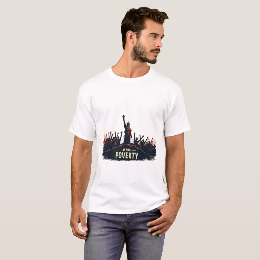 No More Poverty T-Shirt (Vorne ganz)