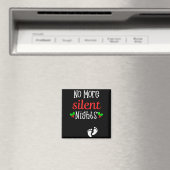 No More Silent Nights Christmas Pregnancy Announce Magnet (In Situ (Geschirrspüler))