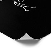 No Mountain Biking Today, Funny Mountain Biking Lo Poster (Ecke)