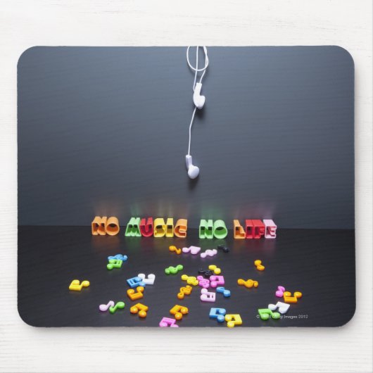 No Music No Life Mousepad (Vorne)