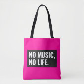 No Music No Life Tasche - Tragen Sie den Rhythmus (Vorderseite)